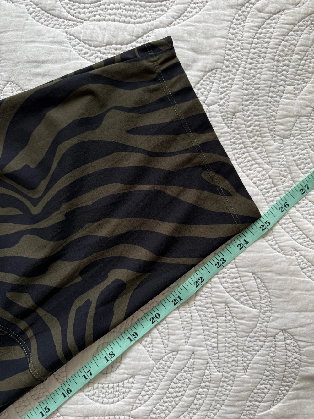 Ruti - Zebra Print Barrel Leg Cropped Pants